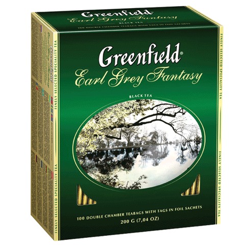 картинка Черный чай "Greenfield Earl Grey Fantasy" 100п от магазина Одежда+