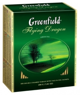 картинка Зеленый чай "Greenfield Flying Dragon" 100п от магазина Одежда+